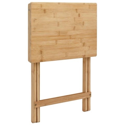 VidaXL Stół kuchenny Naturalny 40 x 30 x 53,5 cm Bambus