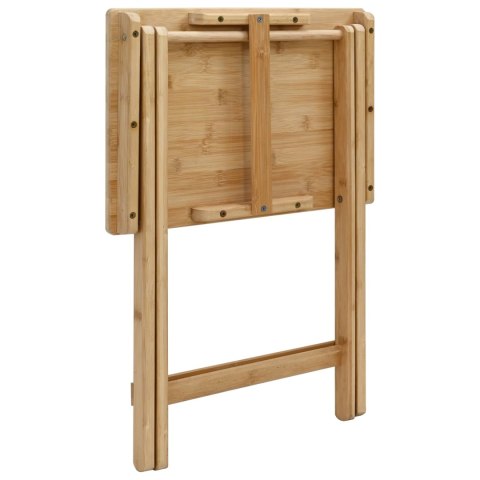 VidaXL Stół kuchenny Naturalny 40 x 30 x 53,5 cm Bambus