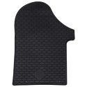 VidaXL Mata samochodowa 2 pcs Czarny Guma