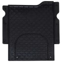 VidaXL Mata samochodowa 3 pcs Czarny Guma