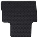 VidaXL Mata samochodowa 4 pcs Czarny Guma