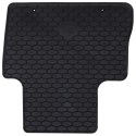 VidaXL Mata samochodowa 4 pcs Czarny Guma
