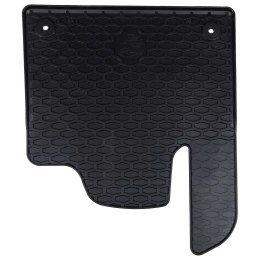 VidaXL Mata samochodowa 4 pcs Czarny Guma