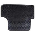 VidaXL Mata samochodowa 4 pcs Czarny Guma