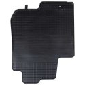 VidaXL Mata samochodowa 4 pcs Czarny Guma