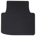VidaXL Mata samochodowa 4 pcs Czarny Guma