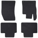 VidaXL Mata samochodowa 4 pcs Czarny dopasowane do 308 SW 2021- Guma