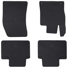 VidaXL Mata samochodowa 4 pcs Czarny dopasowane do 308 SW 2021- Guma