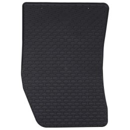 VidaXL Mata samochodowa 4 pcs Czarny dopasowane do 308 SW 2021- Guma