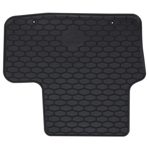 VidaXL Mata samochodowa 4 pcs Czarny odpowiedni dla CAPTUR 2020- Guma