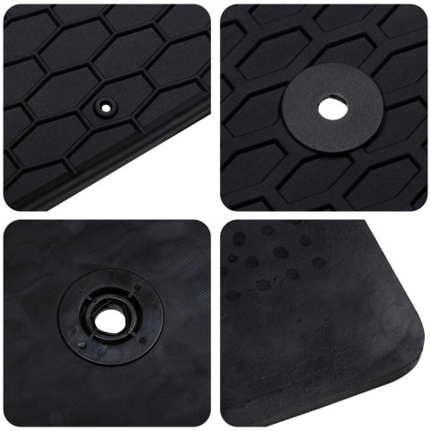 VidaXL Mata samochodowa 4 pcs Czarny odpowiedni dla CAPTUR 2020- Guma