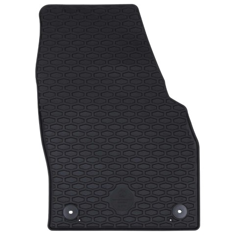 VidaXL Mata samochodowa 4 pcs Czarny odpowiedni dla KAMIQ 2019- Guma
