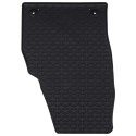 VidaXL Mata samochodowa 4 pcs Czarny odpowiedni dla VW POLO 2021- Guma