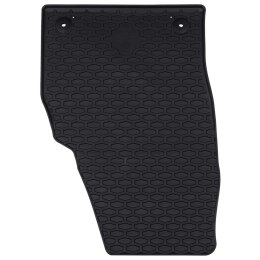VidaXL Mata samochodowa 4 pcs Czarny odpowiedni dla VW POLO 2021- Guma