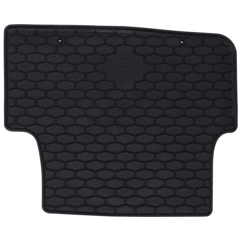 VidaXL Mata samochodowa 4 pcs Czarny odpowiedni dla VW POLO 2021- Guma