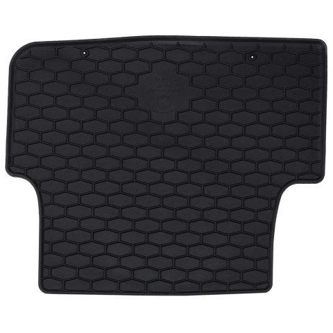 VidaXL Mata samochodowa 4 pcs Czarny odpowiedni dla VW POLO 2021- Guma
