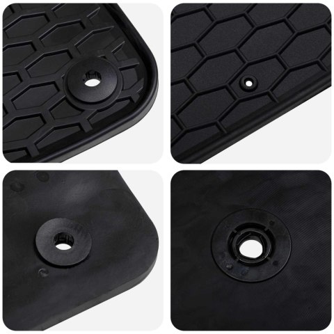 VidaXL Mata samochodowa 4 pcs Czarny pasujące do Audi Q4 etron 2022-