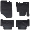 VidaXL Mata samochodowa 4 pcs Czarny pasuje do TUCSON 2020- Guma