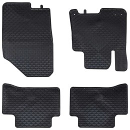 VidaXL Mata samochodowa 4 pcs Czarny pasuje do TUCSON 2020- Guma