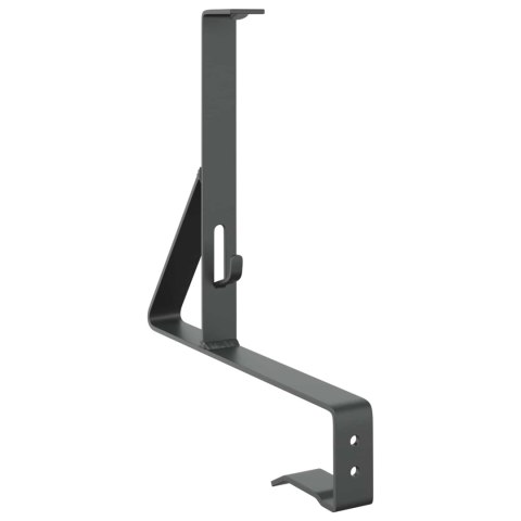 VidaXL Wsparcie dla zabezpieczenia śniegu 6 pcs Antracyt Stal