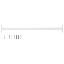 VidaXL Regulowany zabezpieczenie okienne Biały 710 -1200 mm Stal