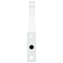 VidaXL Regulowany zabezpieczenie okienne Biały 710 -1200 mm Stal