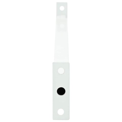 VidaXL Regulowany zabezpieczenie okienne Biały 710 -1200 mm Stal