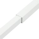 VidaXL Regulowany zabezpieczenie okienne Biały 710 -1200 mm Stal
