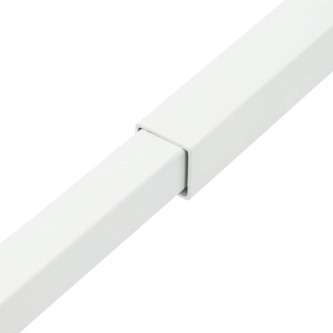 VidaXL Regulowany zabezpieczenie okienne Biały 710 -1200 mm Stal