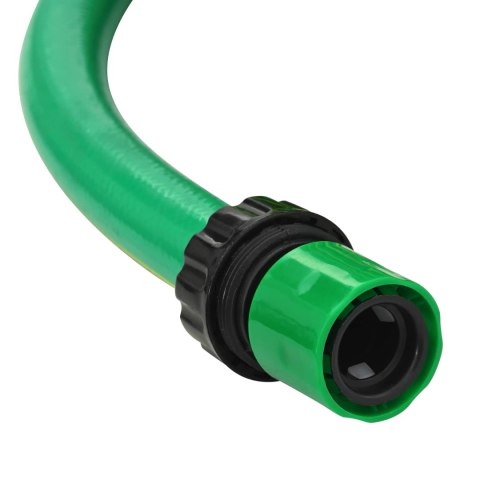 VidaXL Wąż ogrodowy 5-warstwowy Zielony i Żółty 12 mm 30 m PVC
