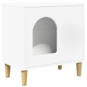 VidaXL Koty Dom Biały 51 x 30 x 52 cm Materiał drewnopochodny
