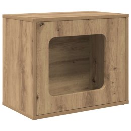 VidaXL Koty Dom Dąb rzemieślniczy 51 x 30 x 42,5 cm