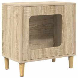 VidaXL Koty Dom Sonoma 51 x 30 x 52 cm Materiał drewnopochodny