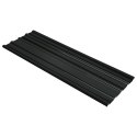 VidaXL Panel dachowy 12 pcs Antracyt 129 x 45 cm Stal galwanizowana
