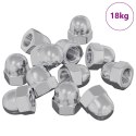 VidaXL Hex Orzechy żołędziowe 3913 pcs Srebrny Metal
