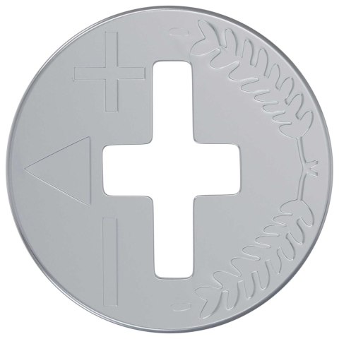 VidaXL Nakładki z zamkiem motylkowym 8372 pcs Srebrny Metal