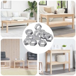 VidaXL Nakrętka sześcienna 23377 pcs Srebrny Metal