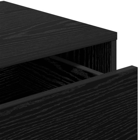 VidaXL Szafka z Szufladami z szufladą Czarny Dąb 41 x 40 x 58 cm