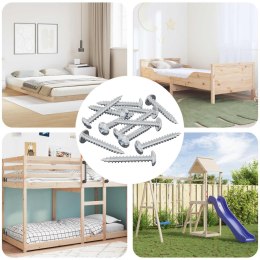 VidaXL Wkręt Drewniany 8182 pcs Srebrny M4 x 28 mm Żelazo
