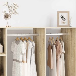 VidaXL Drążek do szafy 12 pcs Srebrny 664 x 15 x 29 mm Stop Aluminium