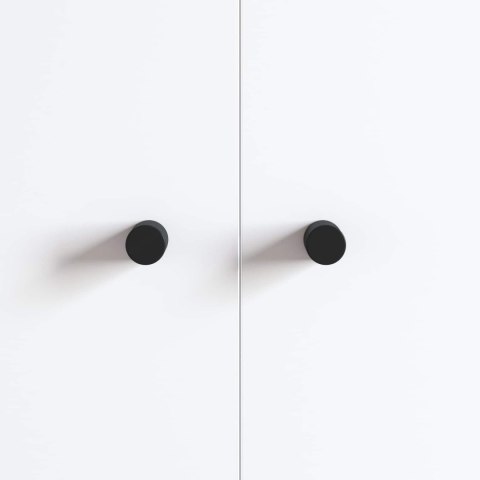 VidaXL Gałka meblowa 1011 pcs Czarny Żelazo