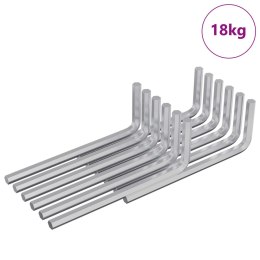 VidaXL Klucz Szesnastokątny 4675 pcs Srebrny 20 x 52 mm Stal