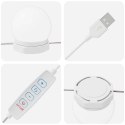 VidaXL Lustrowe światła Ze LED Lights 2 pcs Biały 4.5 x 4.5 x 4.8 cm