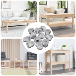 VidaXL Nakrętka 9574 pcs Srebrny M6 x 10 mm Żelazo