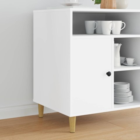 NÓŻKI MEBLOWE DO MEBLI DREWNIANE OKRĄGŁE BRĄZOWE 2 SZTUKI 4,4X10 CM EUKALIPTUS SOLIDNE