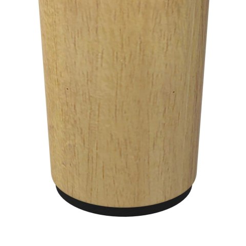 NÓŻKI MEBLOWE DO MEBLI DREWNIANE OKRĄGŁE BRĄZOWE 2 SZTUKI 4,4X10 CM EUKALIPTUS SOLIDNE