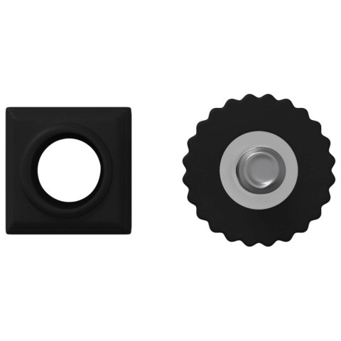 VidaXL Poziomice meblowe Z regulacją 1895 pcs Czarny PP