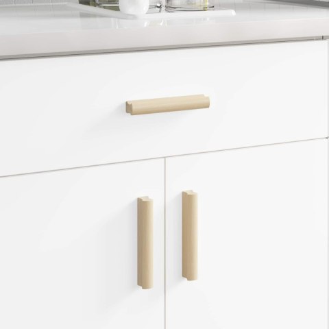 VidaXL Prosty uchwyt 587 pcs Naturalny kolor drewna 130 x 25 x 30 mm