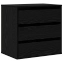 VidaXL Szafka z Szufladami z szufladą Czarny 61 x 41 x 58 cm