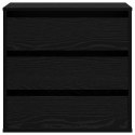 VidaXL Szafka z Szufladami z szufladą Czarny 61 x 41 x 58 cm